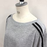 サイドリボンラインワイドネックスウェットトレーナー 秋 冬 | SHEENA | 詳細画像14