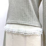 レースドッキングヘンリーネックリブトップス 春 秋 | SHEENA  | 詳細画像28 