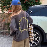 バックサークルロゴプリントオフショルダースウェットトレーナー 春 秋 | SHEENA  | 詳細画像15 