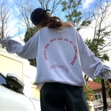 バックサークルロゴプリントオフショルダースウェットトレーナー 春 秋 | SHEENA  | 詳細画像6 