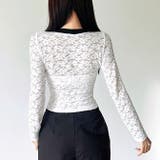 サイドラインゲームシャツレーストップス 春 夏 | SHEENA | 詳細画像8