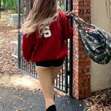 ピンストライプワンショルダーゲームシャツトレーナー 春 秋 | SHEENA  | 詳細画像28 