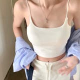 カップ付きカラーコードバックオープンキャミソール | SHEENA | 詳細画像27