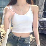 カップ付きカラーコードバックオープンキャミソール | SHEENA | 詳細画像32