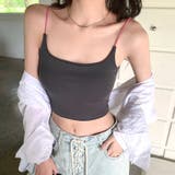 カップ付きカラーコードバックオープンキャミソール | SHEENA | 詳細画像40