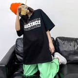 OBSTACLEロゴプリントルーズTシャツ | SHEENA | 詳細画像13