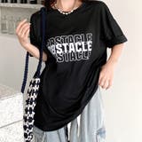 OBSTACLEロゴプリントルーズTシャツ | SHEENA | 詳細画像2
