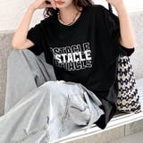 OBSTACLEロゴプリントルーズTシャツ | SHEENA | 詳細画像7