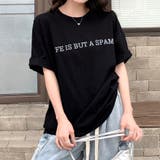 バックフラワーロゴプリントオーバーサイズTシャツ | SHEENA | 詳細画像15