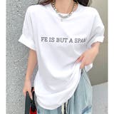 バックフラワーロゴプリントオーバーサイズTシャツ | SHEENA | 詳細画像2