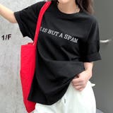 バックフラワーロゴプリントオーバーサイズTシャツ | SHEENA | 詳細画像20