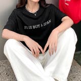 バックフラワーロゴプリントオーバーサイズTシャツ | SHEENA | 詳細画像22
