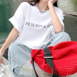 バックフラワーロゴプリントオーバーサイズTシャツ | SHEENA | 詳細画像5