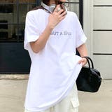 バックフラワーロゴプリントオーバーサイズTシャツ | SHEENA | 詳細画像8