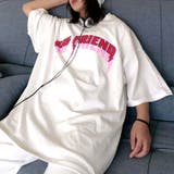 ホワイト | BIG FRIENDロゴプリントルーズTシャツ | SHEENA
