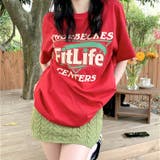 Fit LifeロゴプリントルーズTシャツ | SHEENA | 詳細画像32