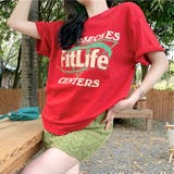 Fit LifeロゴプリントルーズTシャツ | SHEENA | 詳細画像34