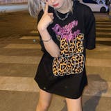 レオパードロゴプリントオーバーサイズTシャツ | SHEENA | 詳細画像13