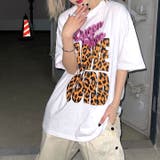 レオパードロゴプリントオーバーサイズTシャツ | SHEENA | 詳細画像6