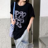 BIGロゴプリントオーバーサイズTシャツ | SHEENA | 詳細画像7