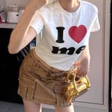 I love meロゴプリントコンパクトTシャツ | SHEENA | 詳細画像21