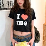 I love meロゴプリントコンパクトTシャツ | SHEENA | 詳細画像27