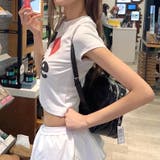 I love meロゴプリントコンパクトTシャツ | SHEENA | 詳細画像3
