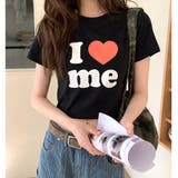 I love meロゴプリントコンパクトTシャツ | SHEENA | 詳細画像32