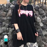グラフィックロゴプリントルーズTシャツ | SHEENA | 詳細画像1