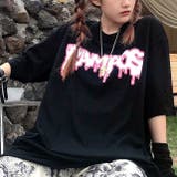 グラフィックロゴプリントルーズTシャツ | SHEENA | 詳細画像10