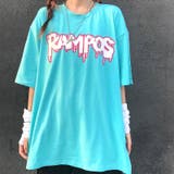 エメラルドグリーン | グラフィックロゴプリントルーズTシャツ | SHEENA