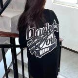 グラフィックロゴプリントオーバーサイズTシャツ | SHEENA  | 詳細画像23 