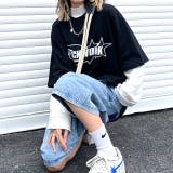グラフィックロゴプリントオーバーサイズTシャツ | SHEENA  | 詳細画像28 