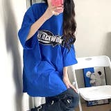 グラフィックロゴプリントオーバーサイズTシャツ | SHEENA  | 詳細画像29 