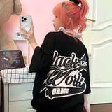 グラフィックロゴプリントオーバーサイズTシャツ | SHEENA  | 詳細画像5 