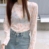 小花柄ストレッチシアートップス | SHEENA | 詳細画像17