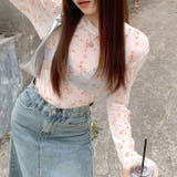 小花柄ストレッチシアートップス | SHEENA | 詳細画像21