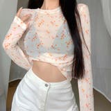 小花柄ストレッチシアートップス | SHEENA | 詳細画像25