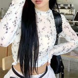 小花柄ストレッチシアートップス | SHEENA | 詳細画像7