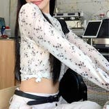 小花柄ストレッチシアートップス | SHEENA | 詳細画像8