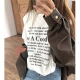 レタリングロゴプリントオーバーサイズTシャツ | SHEENA | 詳細画像11