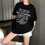 レタリングロゴプリントオーバーサイズTシャツ | SHEENA | 詳細画像12