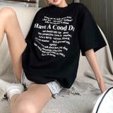 レタリングロゴプリントオーバーサイズTシャツ | SHEENA | 詳細画像14