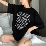 レタリングロゴプリントオーバーサイズTシャツ | SHEENA | 詳細画像17