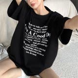 レタリングロゴプリントオーバーサイズTシャツ | SHEENA | 詳細画像18