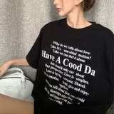 レタリングロゴプリントオーバーサイズTシャツ | SHEENA | 詳細画像21