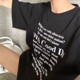 レタリングロゴプリントオーバーサイズTシャツ | SHEENA | 詳細画像22
