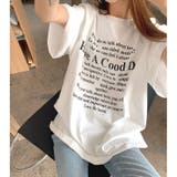 レタリングロゴプリントオーバーサイズTシャツ | SHEENA | 詳細画像7