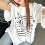レタリングロゴプリントオーバーサイズTシャツ | SHEENA | 詳細画像9