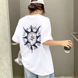 バックプリントグラフィックオーバーサイズTシャツ | SHEENA | 詳細画像4